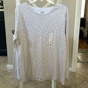 Long sleeve cotton tee